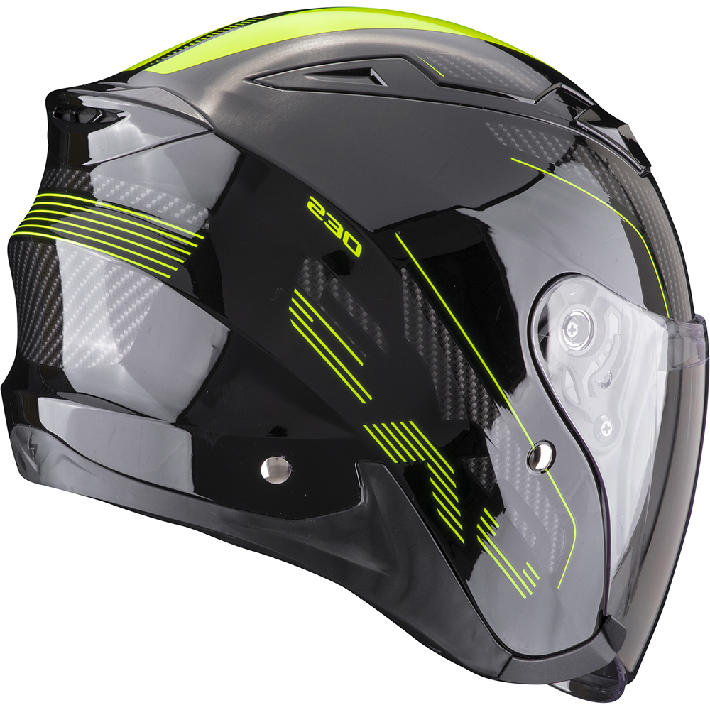 Scorpion - Casque Exo-230 Condor Noir / Jaune fluo