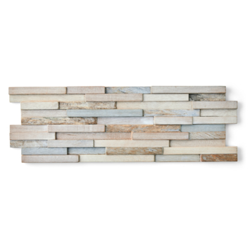 Wandbekleding Boho Wood design wit 0,57m2