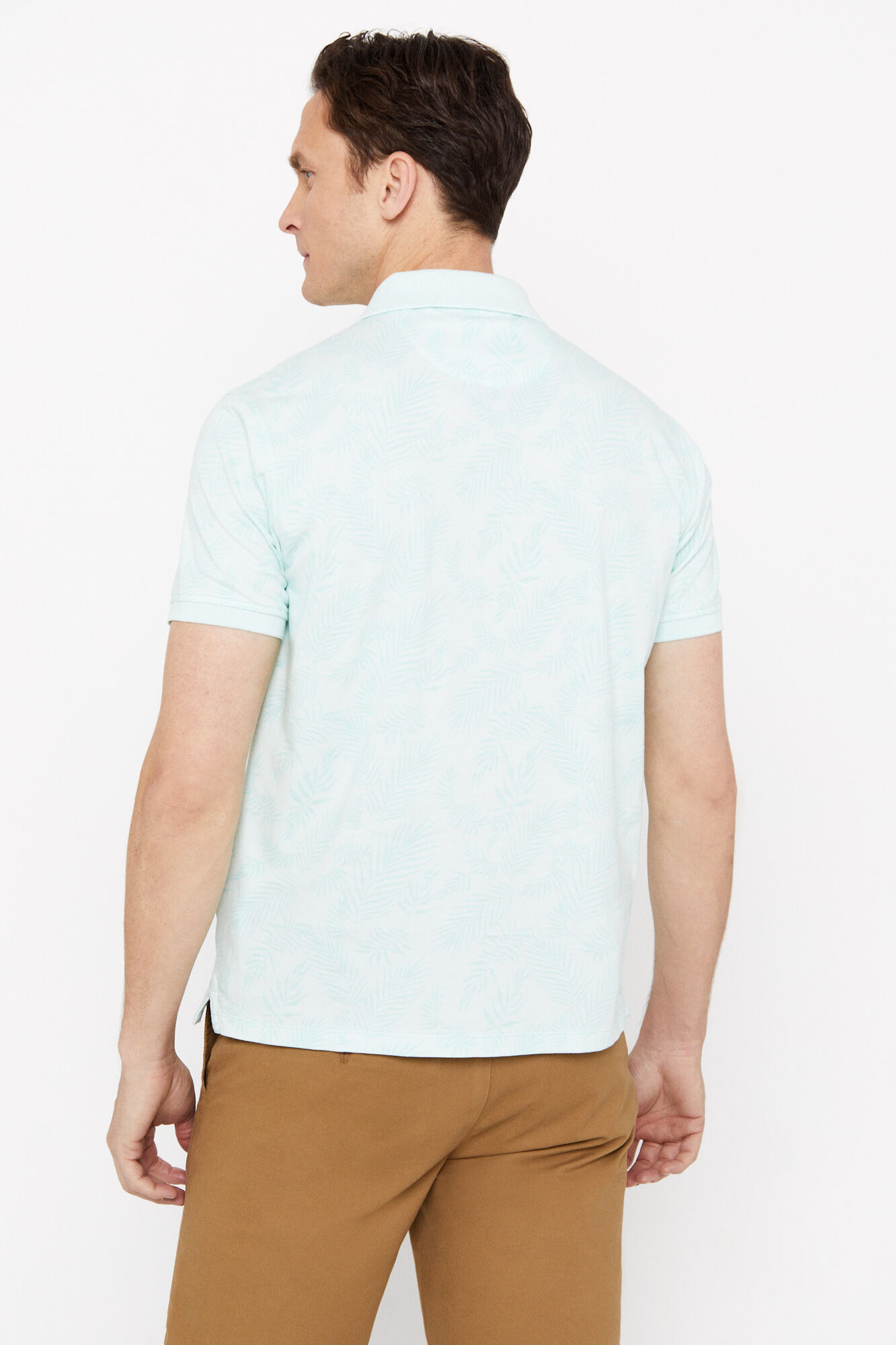 Polo estampada - Verde