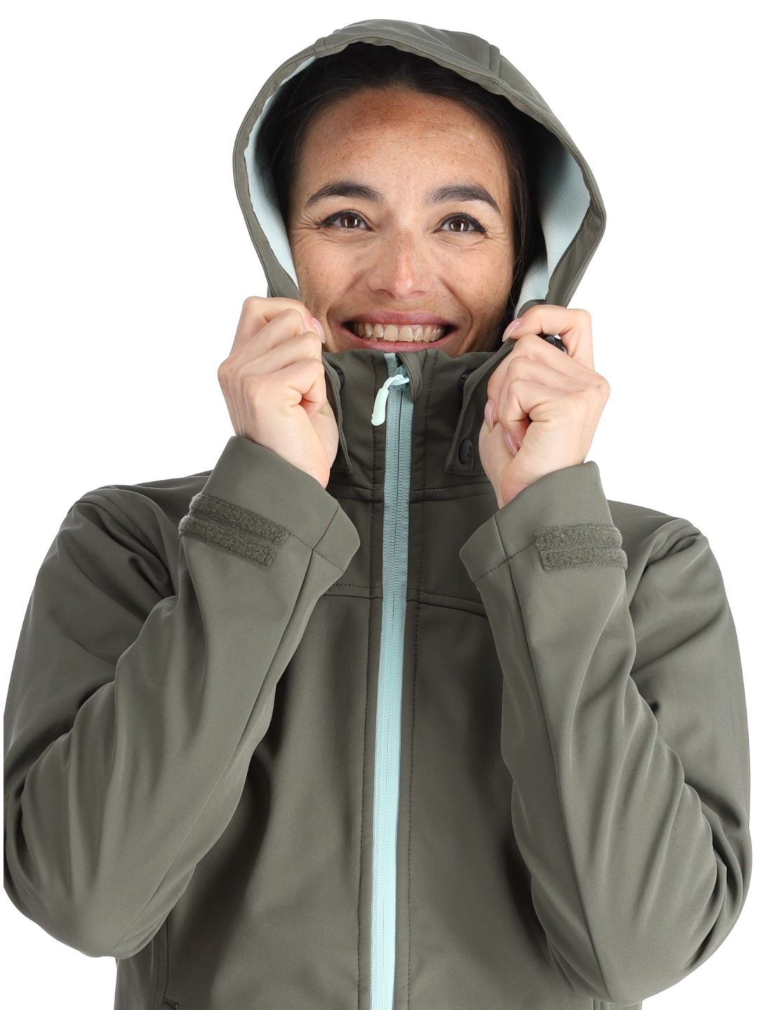 Ravia softshell ski-jas dames