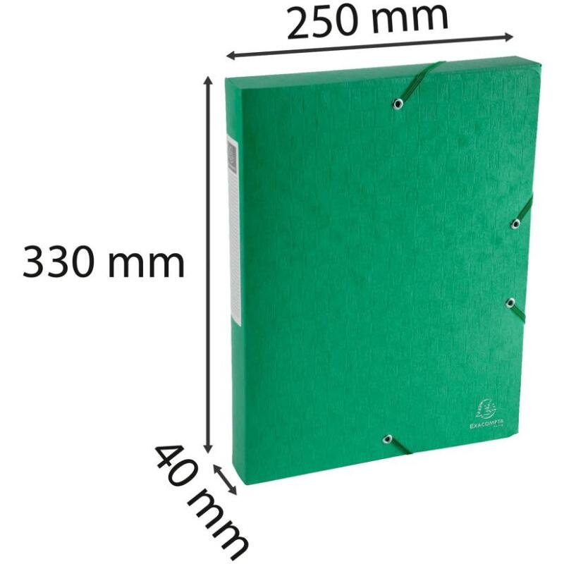 Boite de classement Exabox Dos 40mm Carte lustrée Scotten - A4