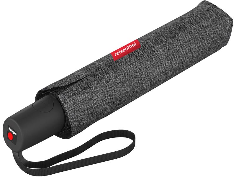 Reisenthel Knirps Schirm Pocket Duomatic Twist Silver Regenschirm aus recyceltem PET