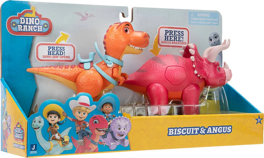 DINO RANCH DELUXE  - 2 FIGURINES
