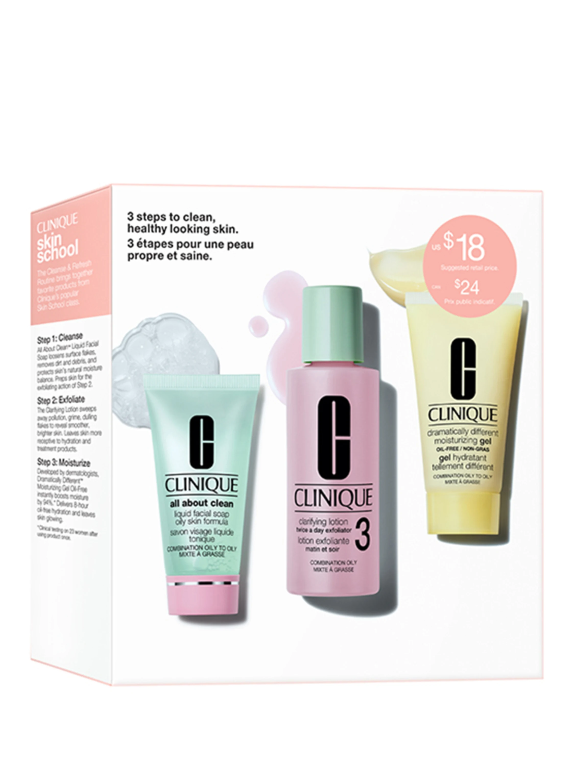 CLINIQUE MINI KITS 3 STEP SKIN 3