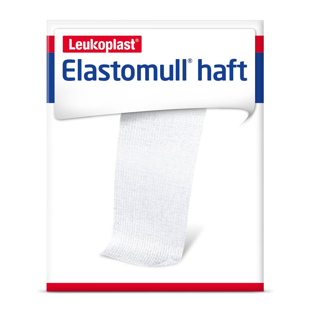 ELASTOMULL haft Gazebinde 4mx10cm weiss Rolle 1 Stk