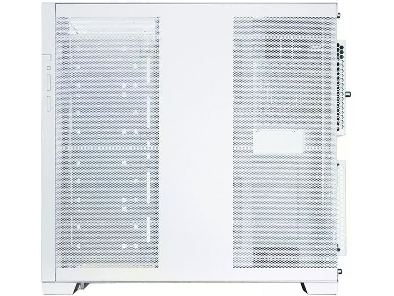 Lian Li PC-Gehäuse O11 Dynamic EVO RGB Weiss Vielseitig einsetzbarer Midi-Tower mit Sichtfenster