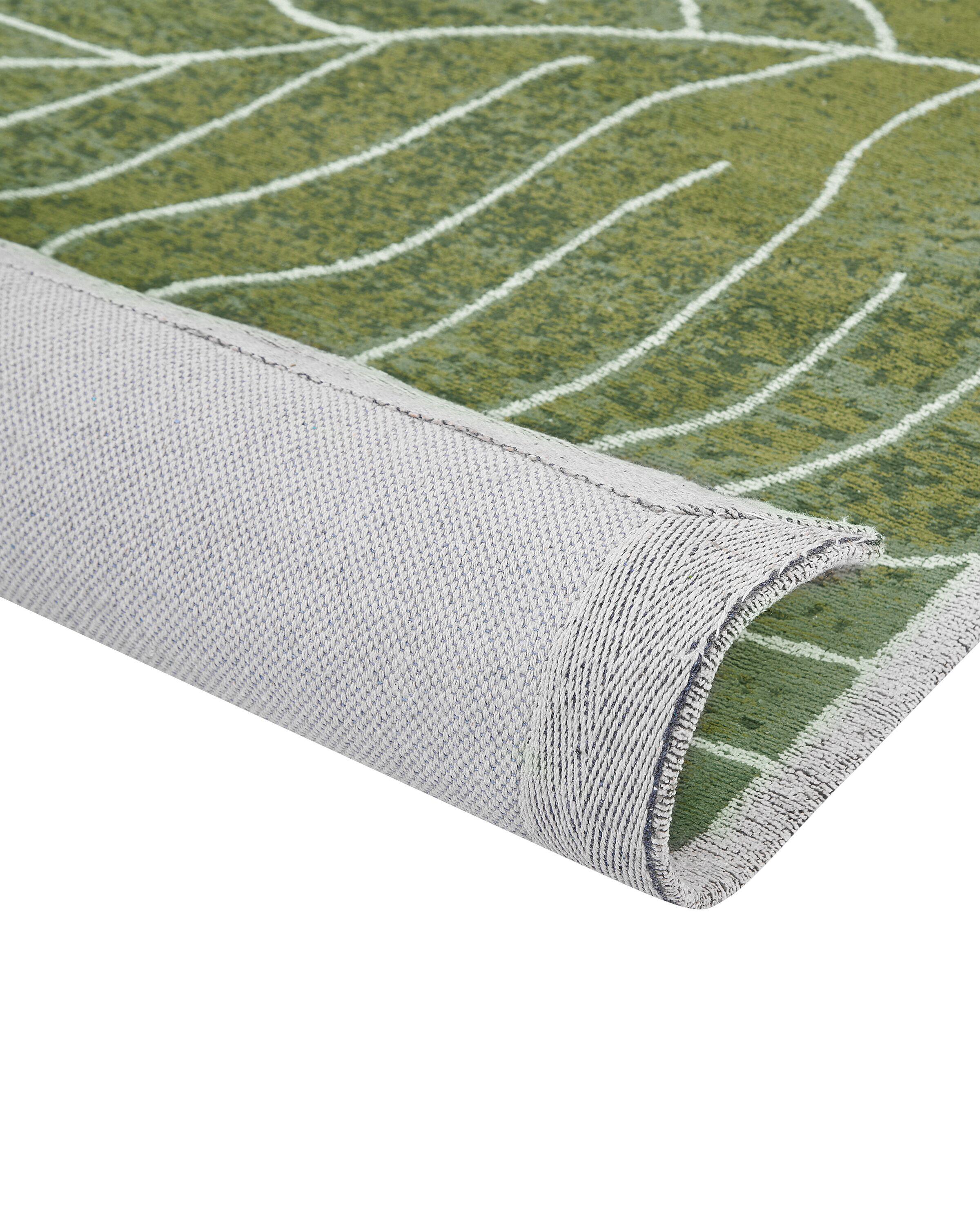 Vloerkleed SARMIN Groen 200 x 300 cm Katoen