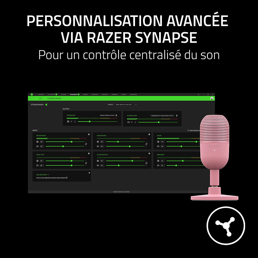Razer Seiren V3 Mini - Quartz