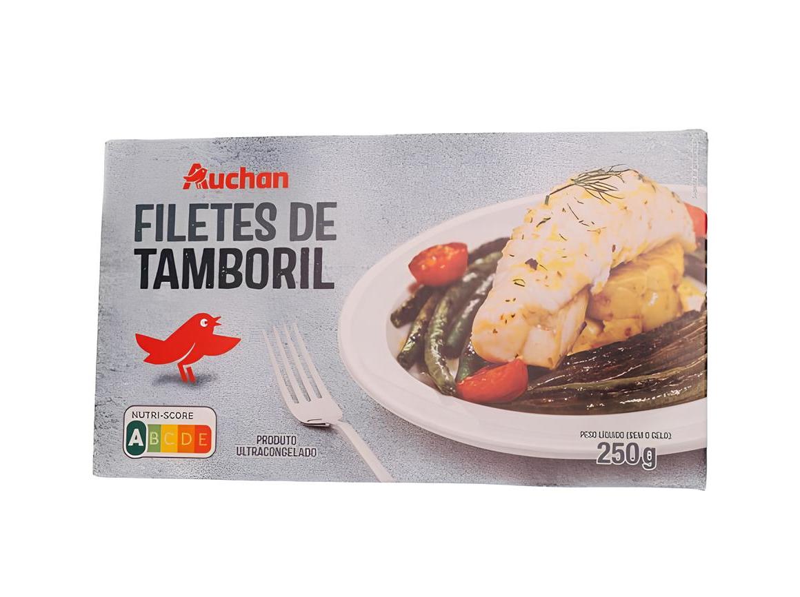 FILETES DE TAMBORIL AUCHAN DO CABO ULTRACONGELADO 250G