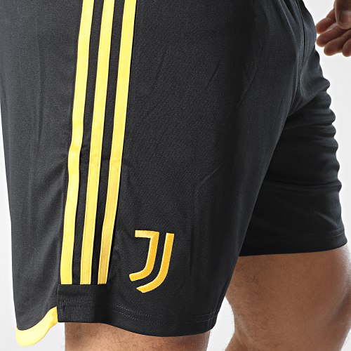 Short Jogging A Bandes Juventus HR8254 Noir
