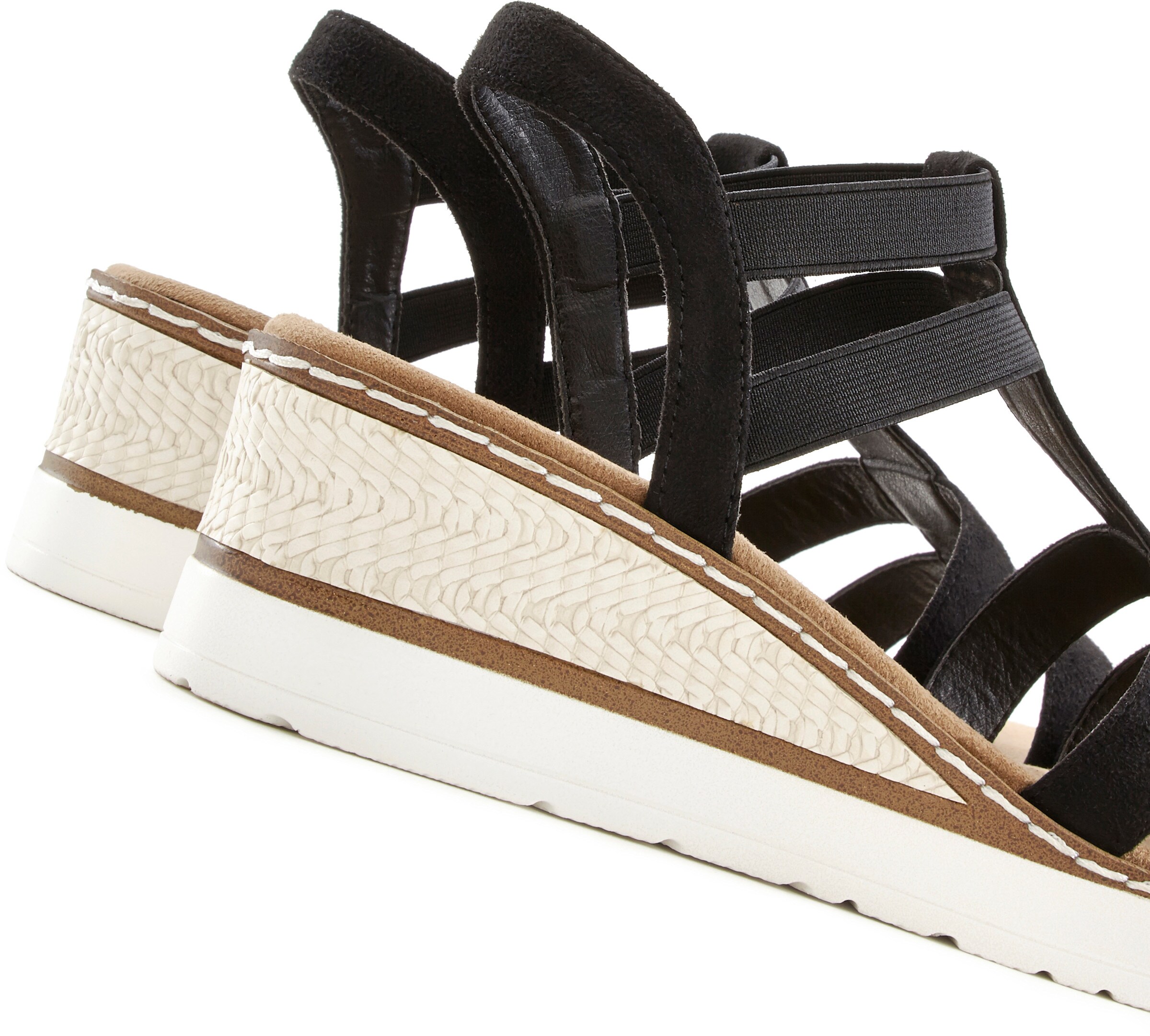 LASCANA Sandalette in schwarz