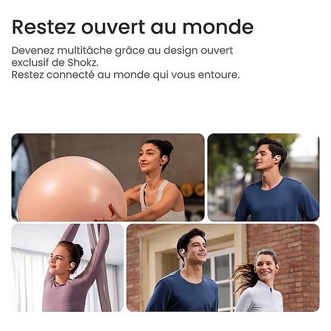 SHOKZ - ECOUTEURS BLUETOOTH OPENFIT AIR