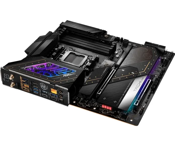 ASRock X870E Taichi - Bundkort - udvidet ATX - Socket AM5 - AMD X870E Chipset - USB4, USB 3.2 Gen 1, USB 3.2 Gen 2, USB-C 3.2 Gen 2x2 - 5 Gigabit Ethernet, Wi-Fi 7, Bluetooth - onboard grafik (CPU påkrævet) - HD Audio (8-kanaler)