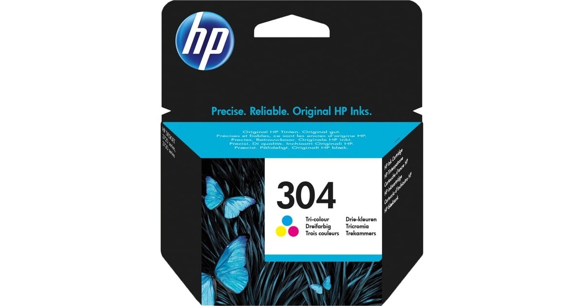 HP304 drie-kleuren inktcartridge  (N9K05AE)