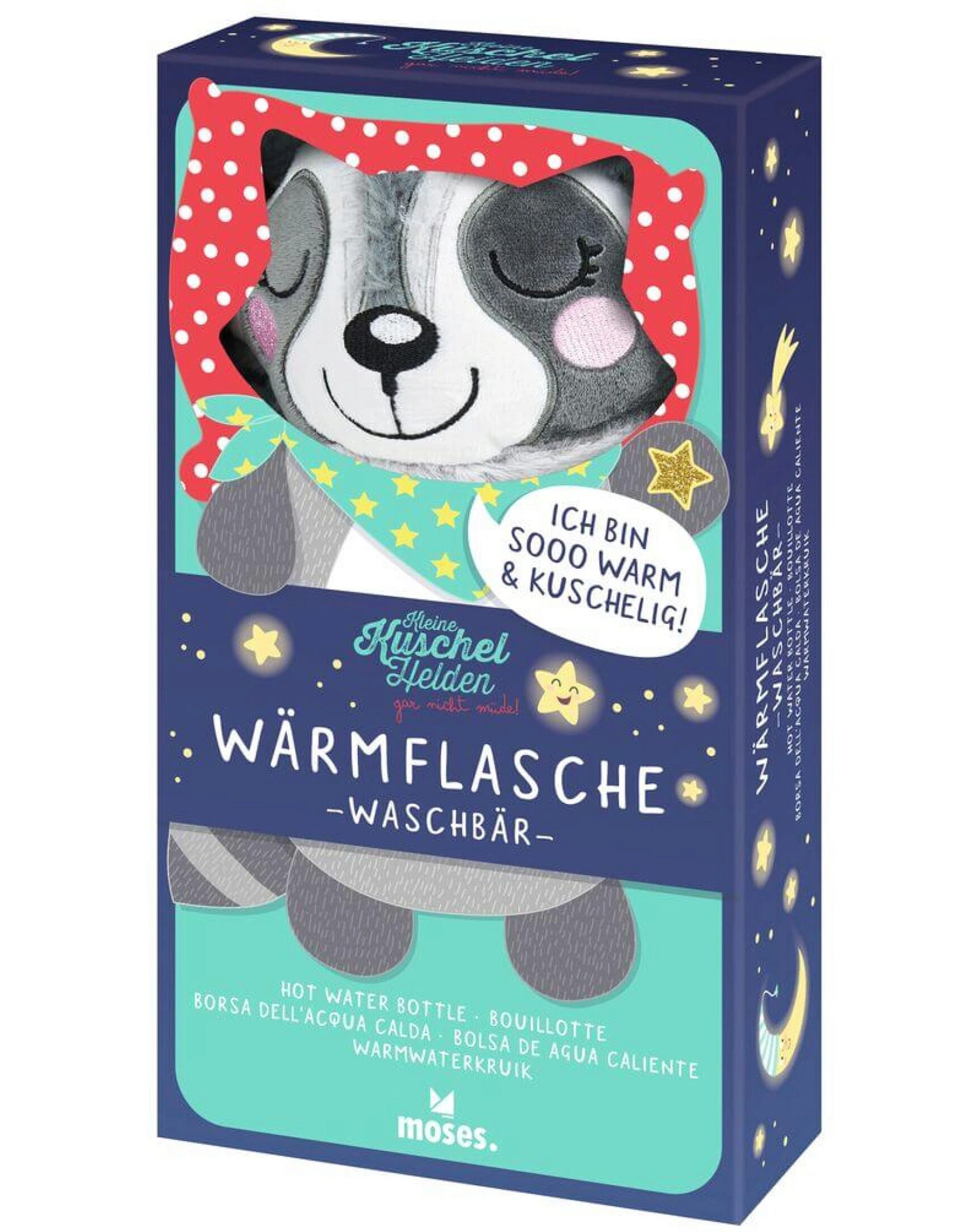 Wärmflasche KLEINE KUSCHELHELDEN - WASCHBÄR