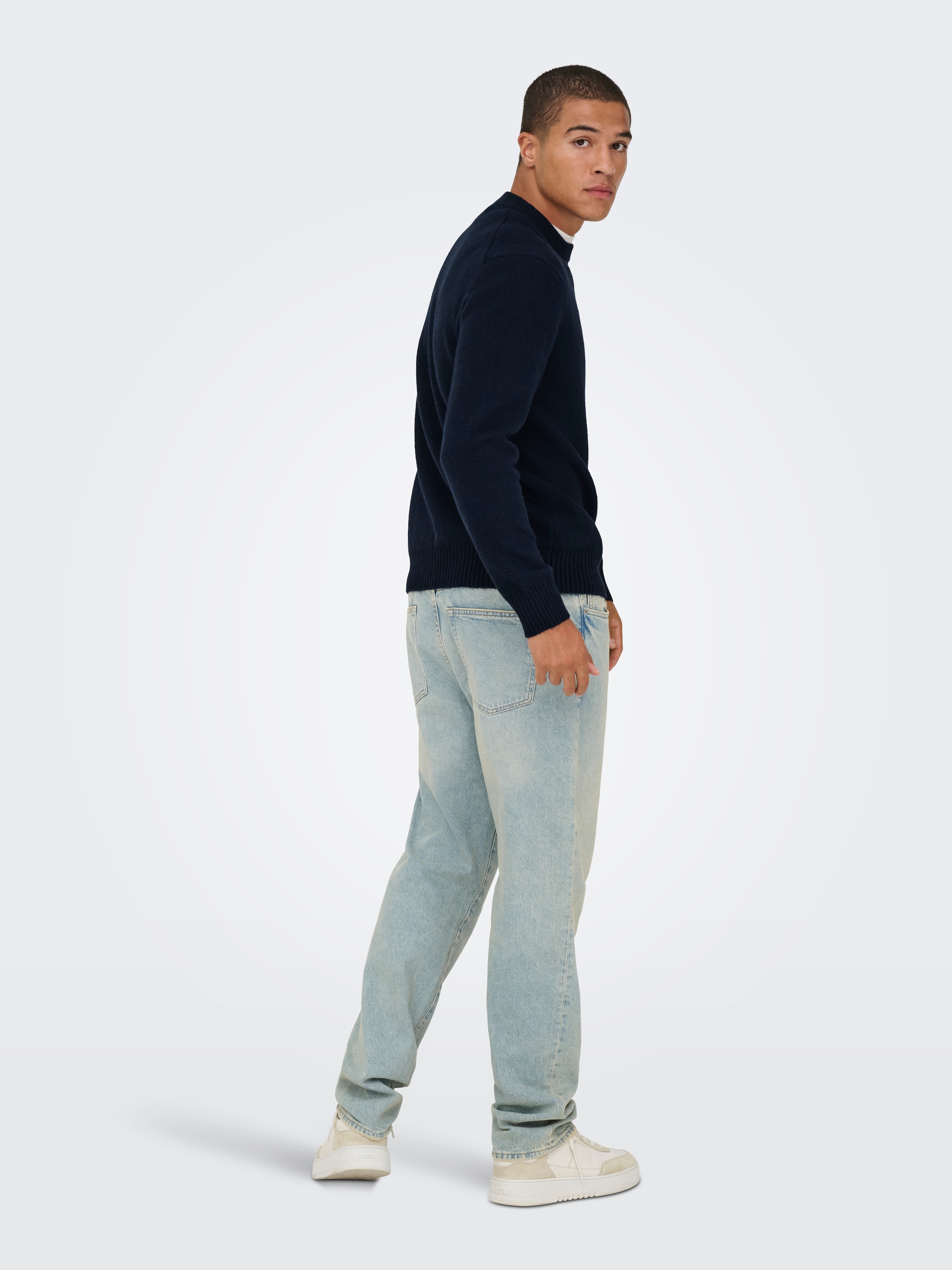 ONLY & SONS Strickpullover »ONSJAMES RLX CREW KNIT«
