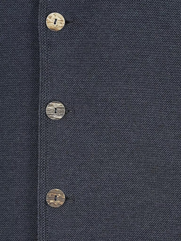 GOTTSEIDANK Trachten Strickjacke Anselm blau