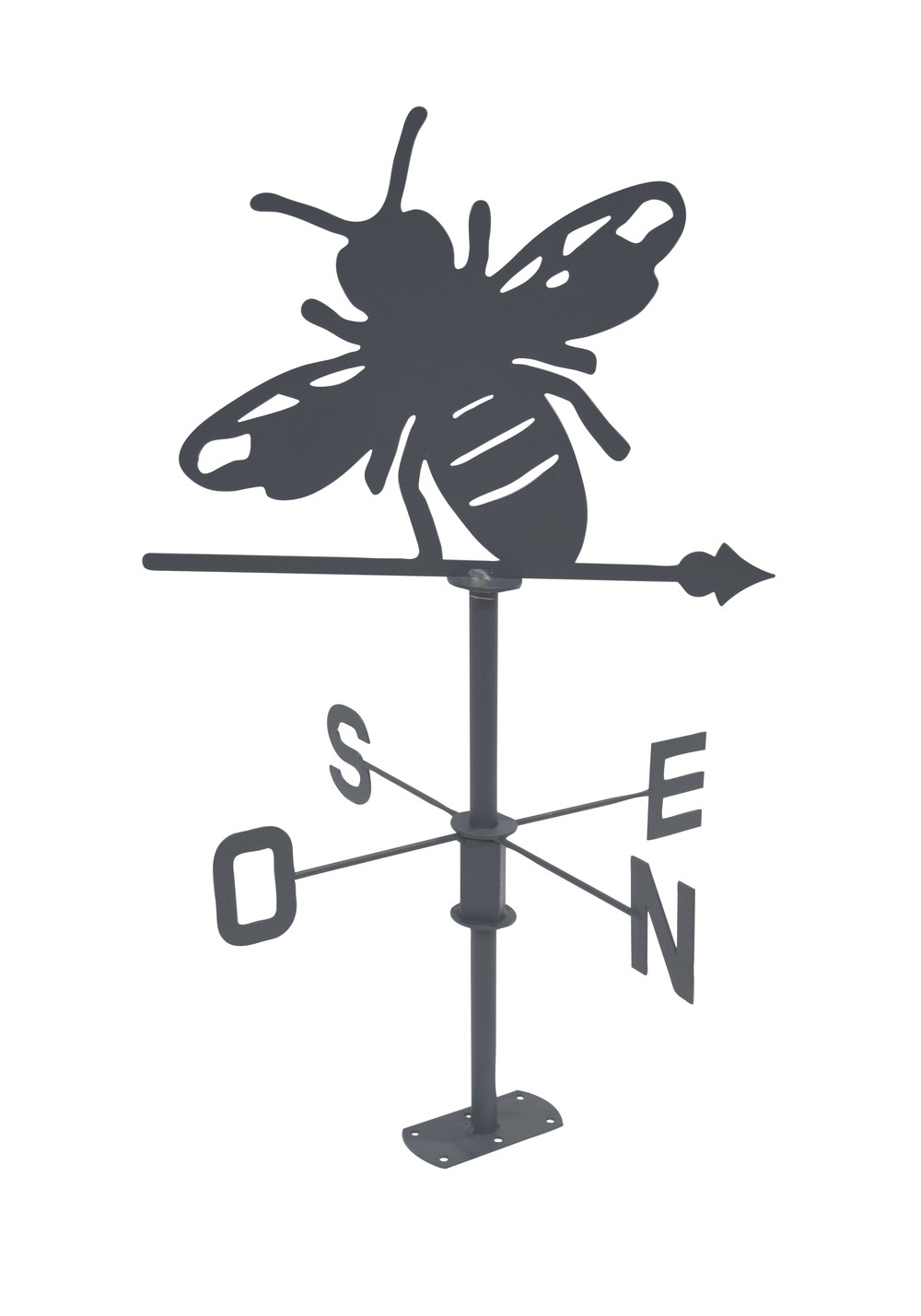 Girouette abeille - 45x74 cm - anthracite