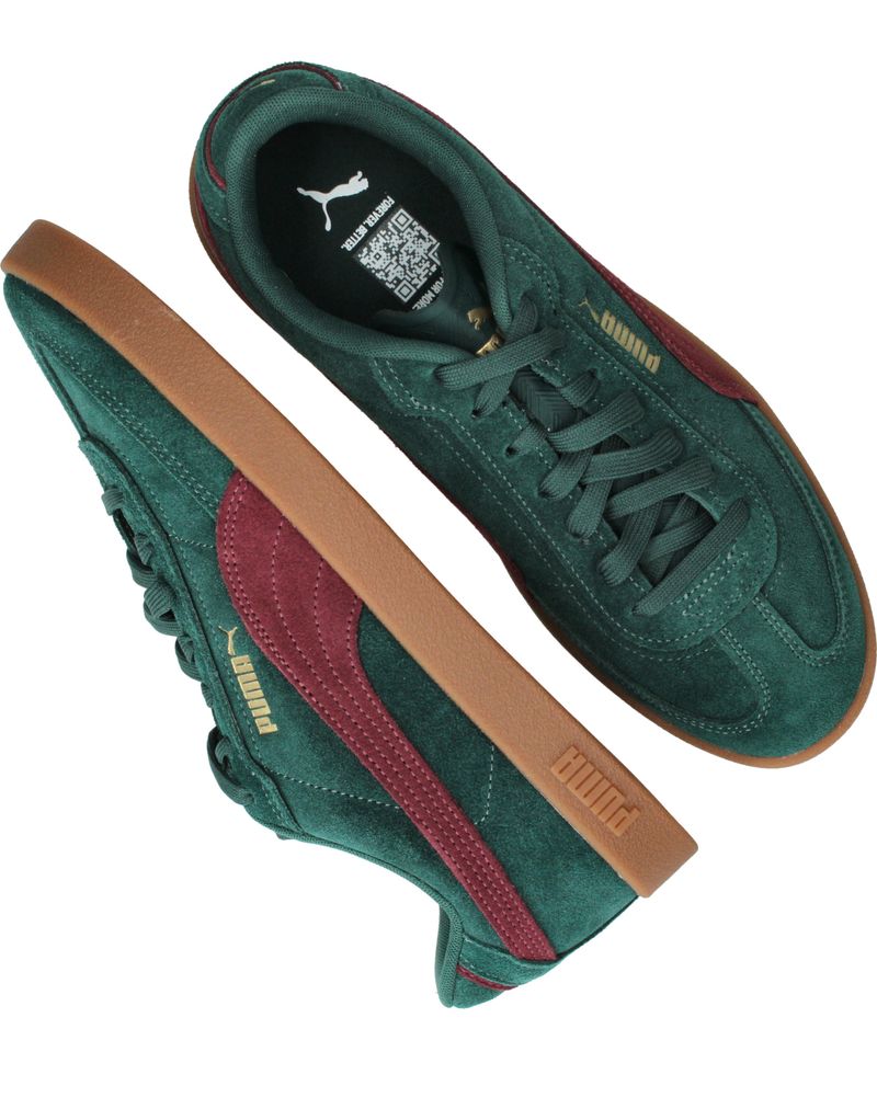 Puma Club II Era Suede Sneakers Groen Heren
