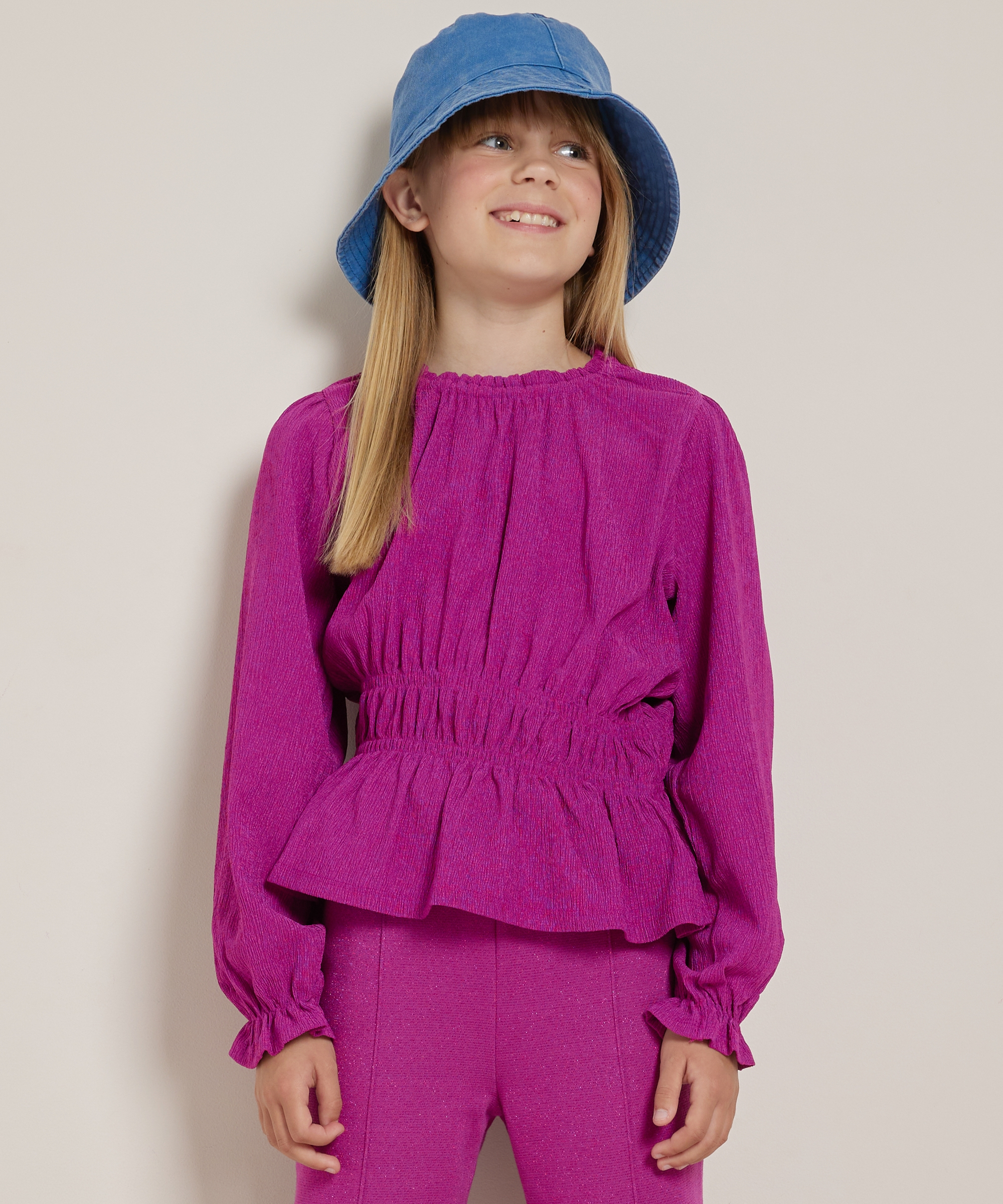 top met elastische taille