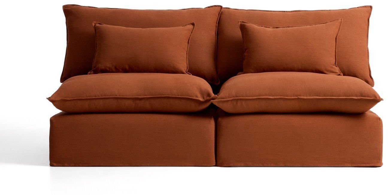 Kave Home Anarela Terracotta 3-Zitsbank