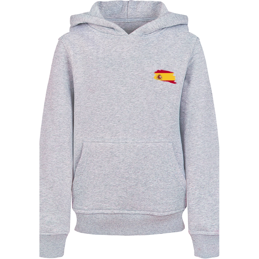 F4NT4STIC Hoodie Spain Spanien Flagge heather grey