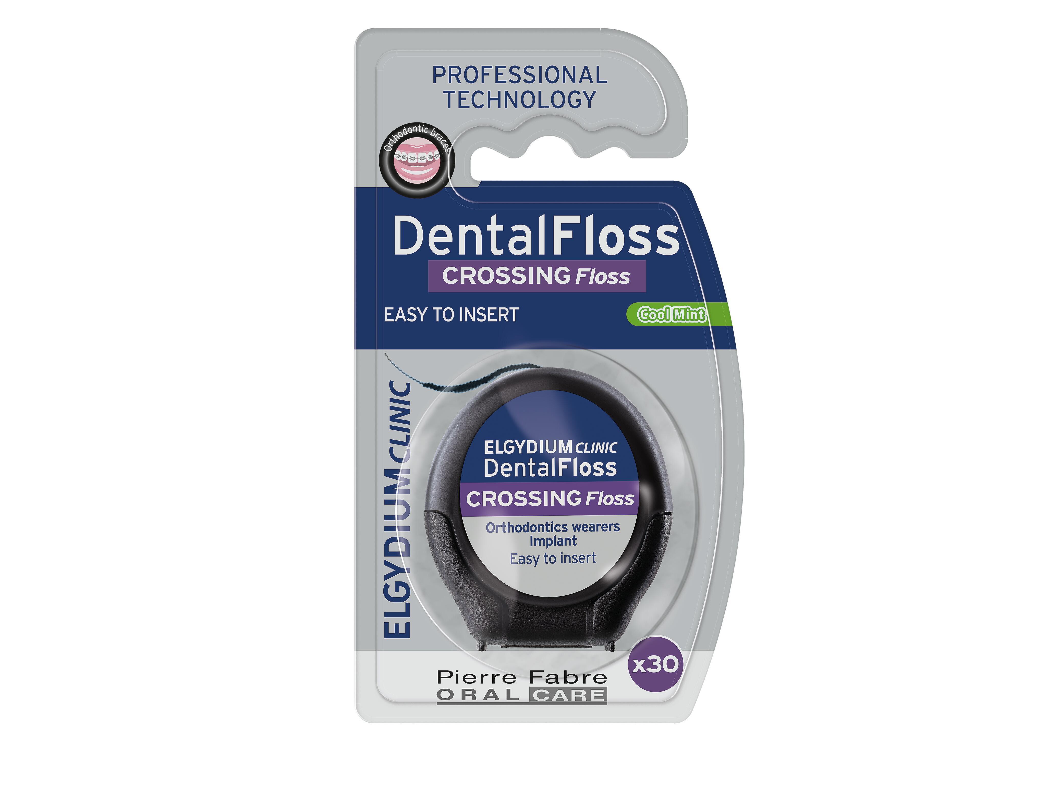 FIO DENTARIO ELGYDIUM CLINIC CROSSING FLOSS