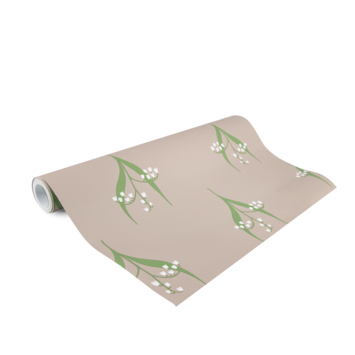 Vliesbehang Lilly roze (dessin 120972)