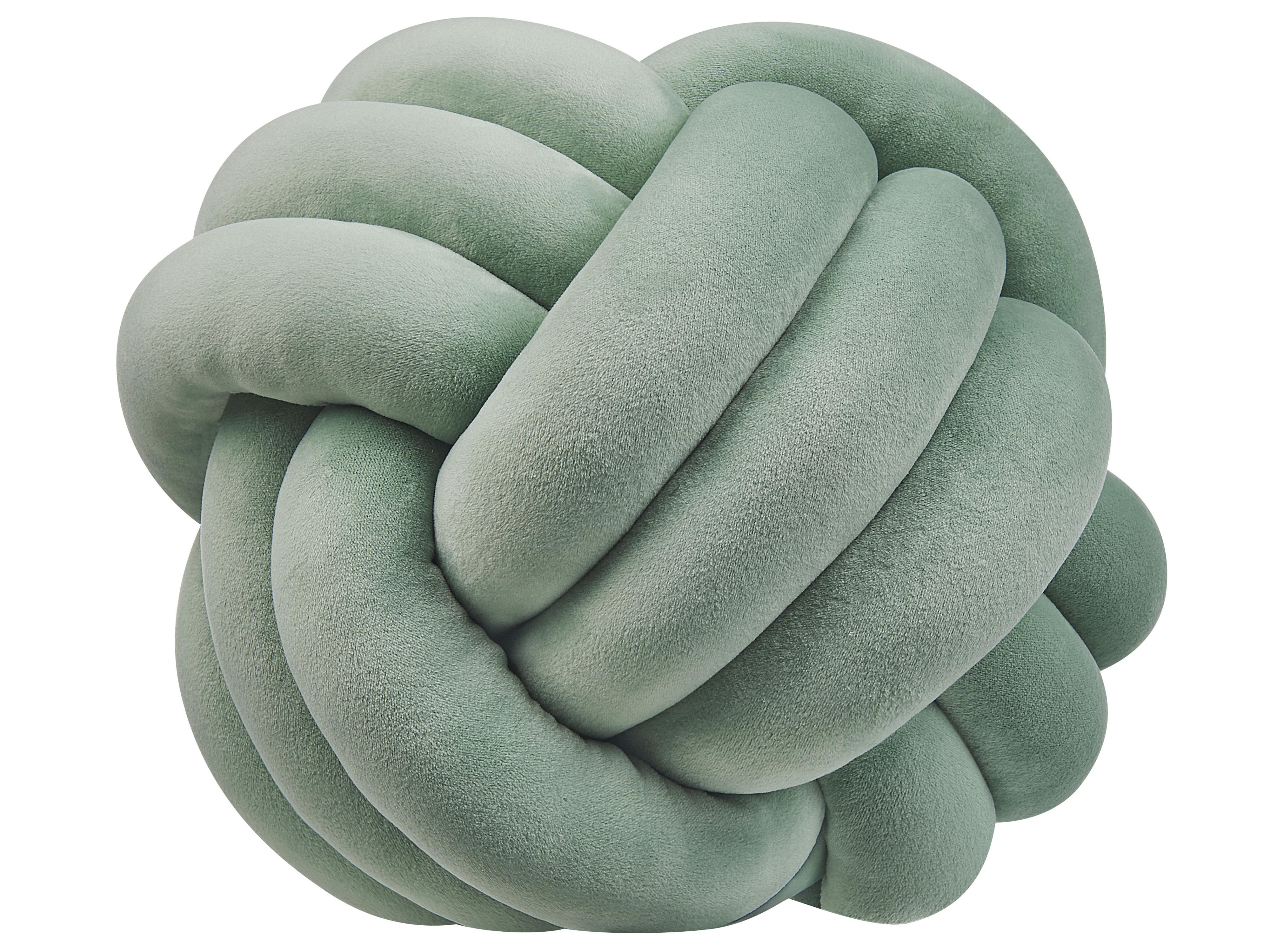 Sierkussen MALNI Fluweel 30 x 30 cm Mintgroen effen