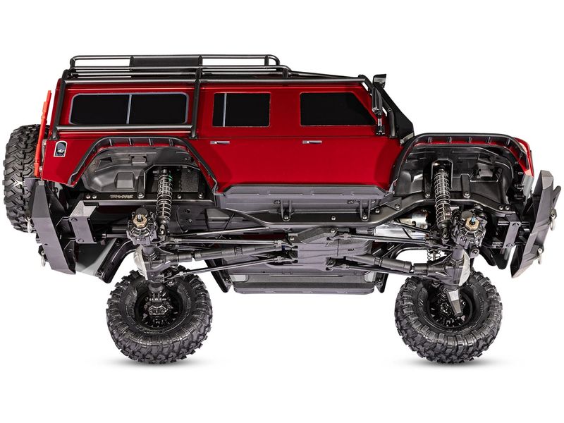 Traxxas Scale Crawler Land Rover Defender D110, Rot ARTR, 1 Off-Road Model im Massstab 1:10