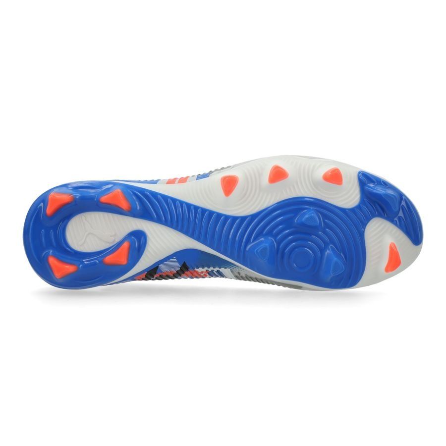 PUMA Future 8 Match FG/AG Forever - Blanc/Bleu/Gris/Noir/Glowing Red ÉDITION LIMITÉE