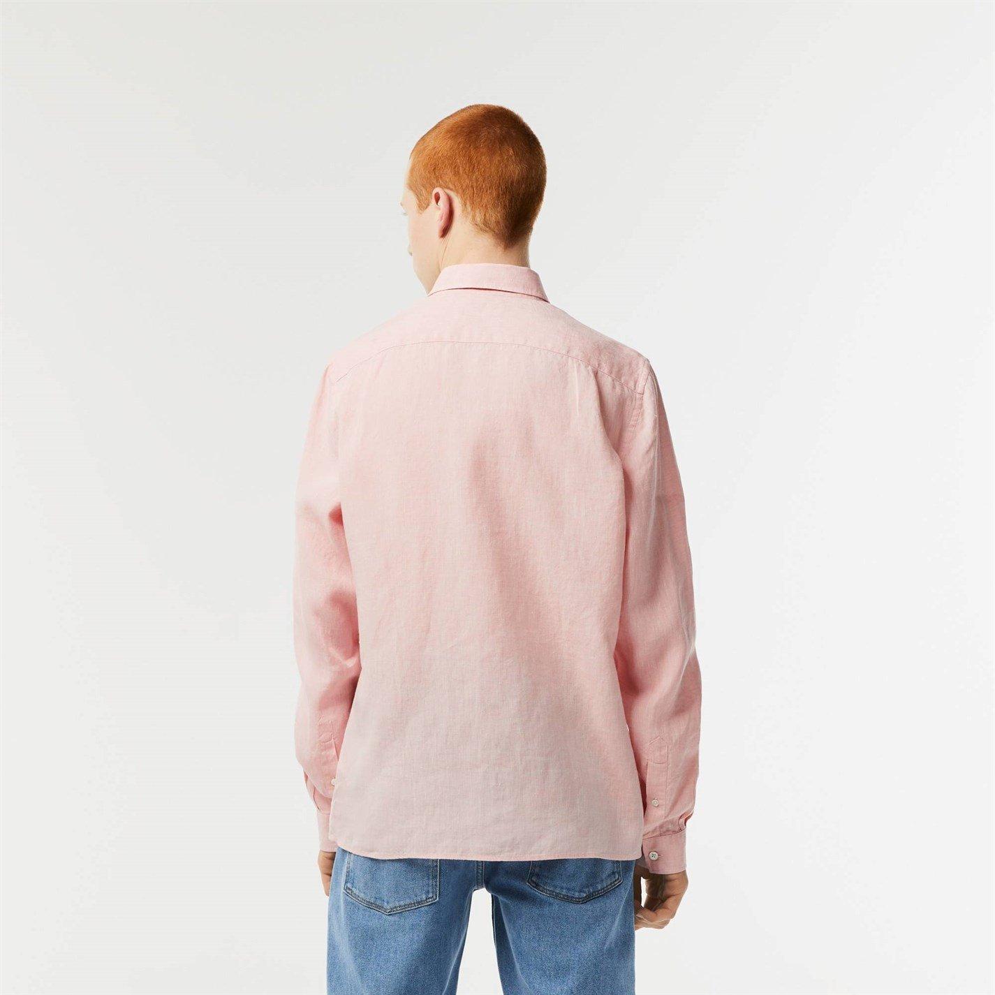 Lacoste Long Sleeve Linen Shirt