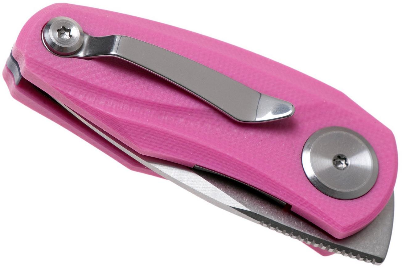Bestech Tulip Pink G10 BG38E zakmes, Ostap Hel design