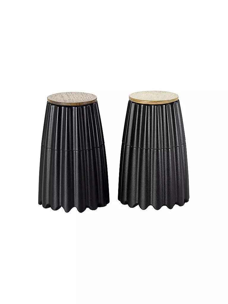 AD HOC Magnetische Doppel- und Einzelmühle MagTwo 19,5cm schwarz