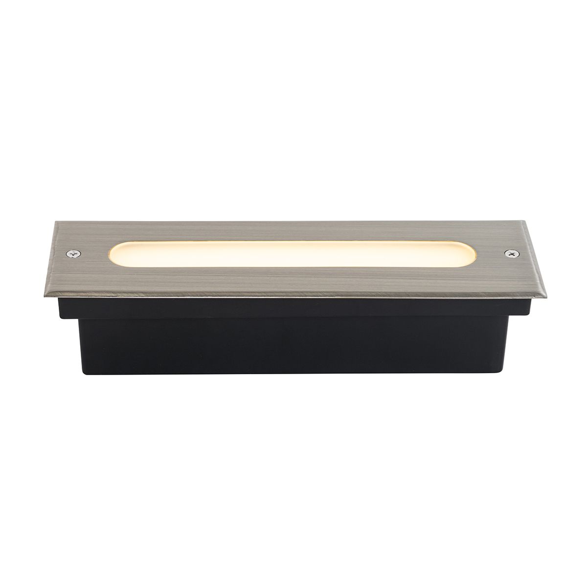 Moderne grondspot staal 30 cm incl. LED IP65 - Eline