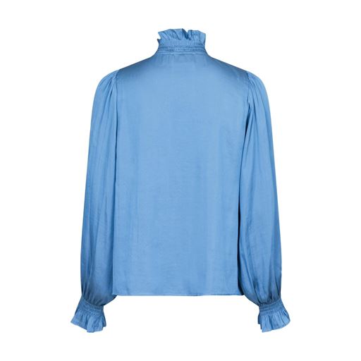 Neo Noir Brielle Satinbluse, Blue, 34