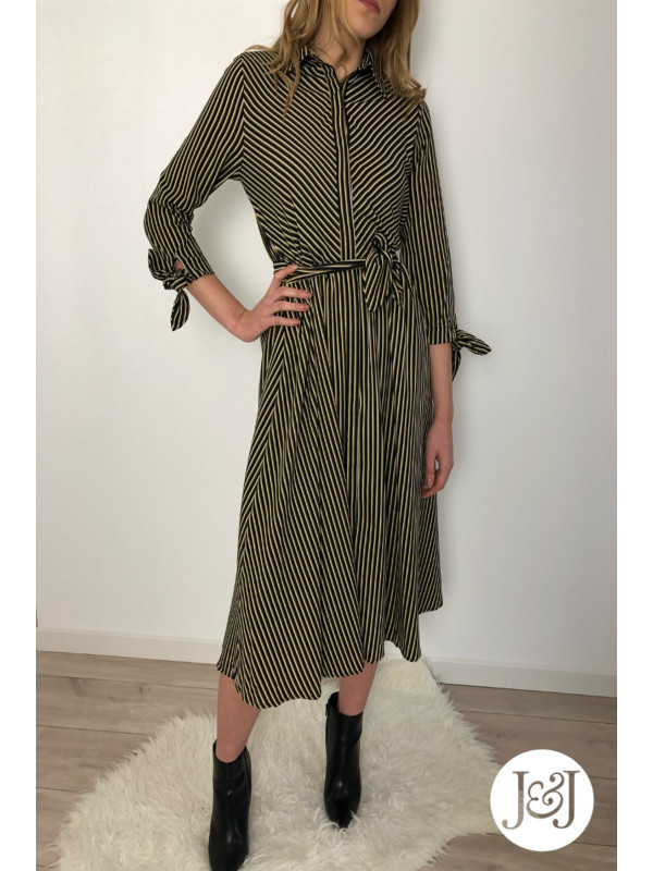 Robe longue à rayures 'Madrid'