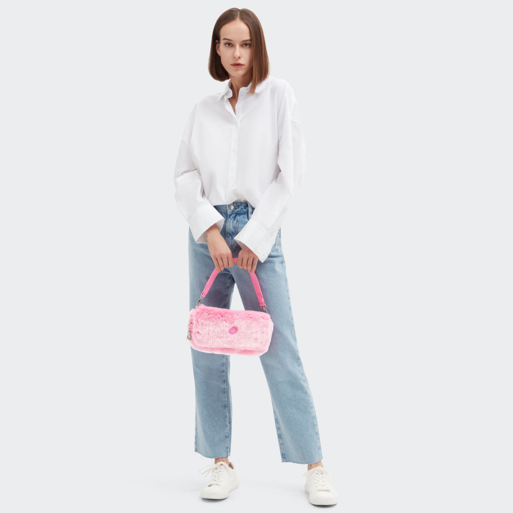 ARAS Petit sac à bandoulière avec sangle amovible - Valentine Pink