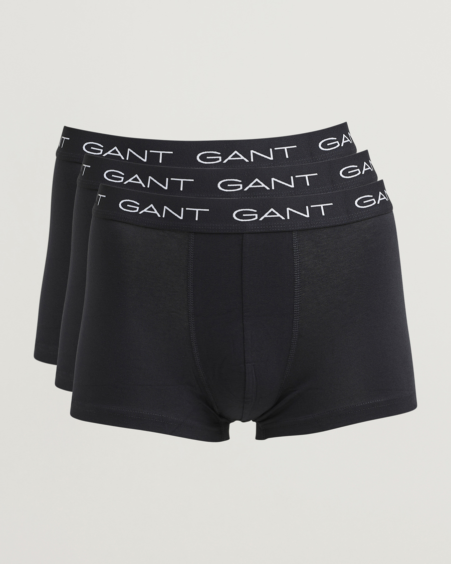 GANT 3-Pack Trunks Black