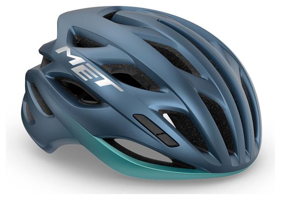 Casque Met Estro Mips Bleu Marine / Turquoise Mat