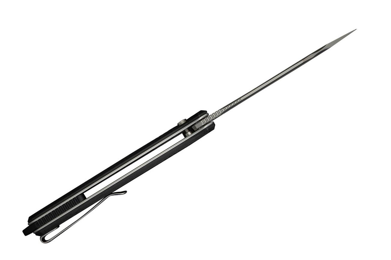 Civivi Neurohaptic C23080-2 Stonewashed Nitro-V, Black Shredded G10, zakmes