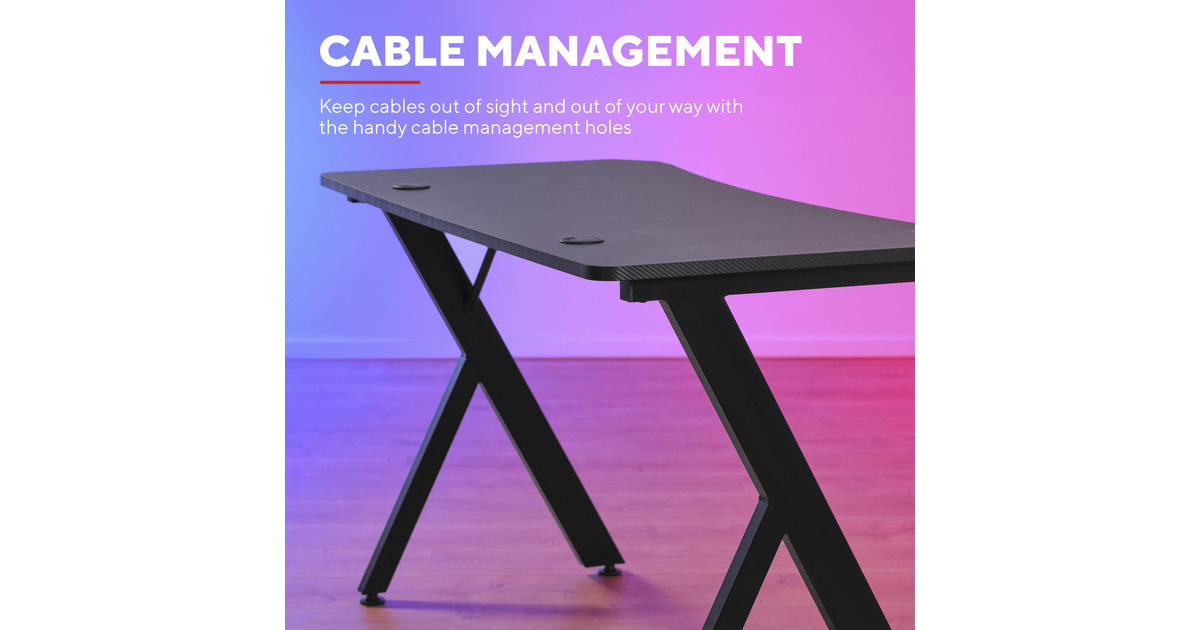 TrustGXT 712 Dynamus Gamingtafel gaming desk  (Zwart)