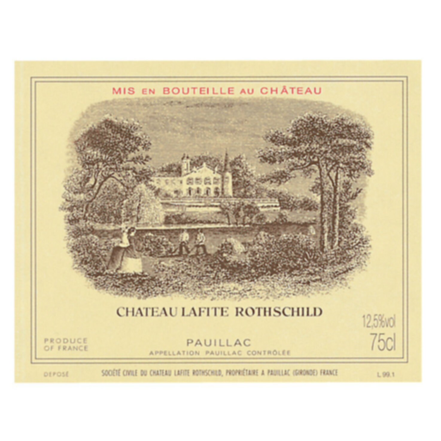 Château Lafite Rothschild Pauillac AC 1er Cru Classé 3x 75cl -3x 75cl