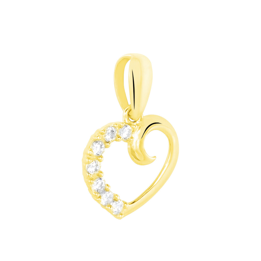 Pendentif Aereda Or Jaune Oxyde De Zirconium