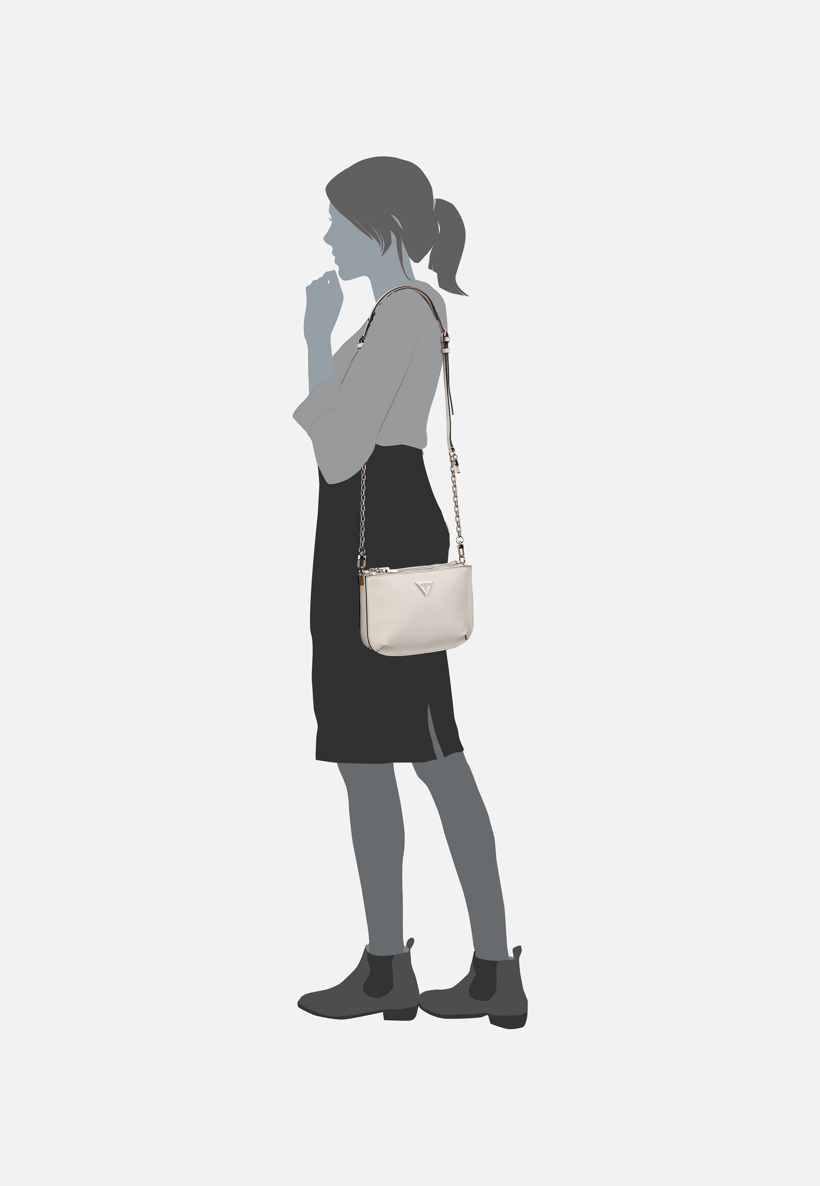 Ilia VG 69120 Stone - Crossbody Bag