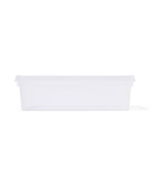 boîte de rangement 3.5L Madrid transparent 38x14x11