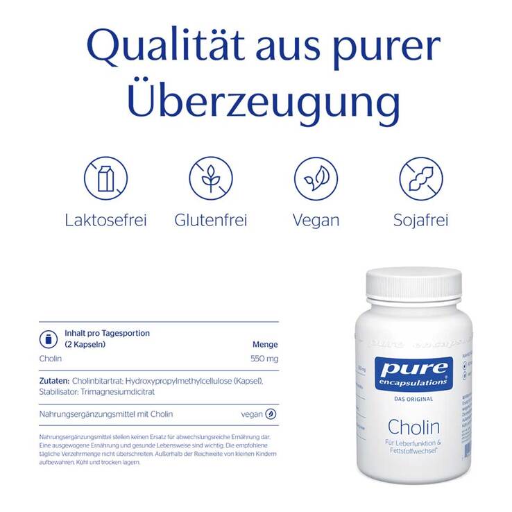 Pure Encapsulations Cholin Kapseln, 60 St