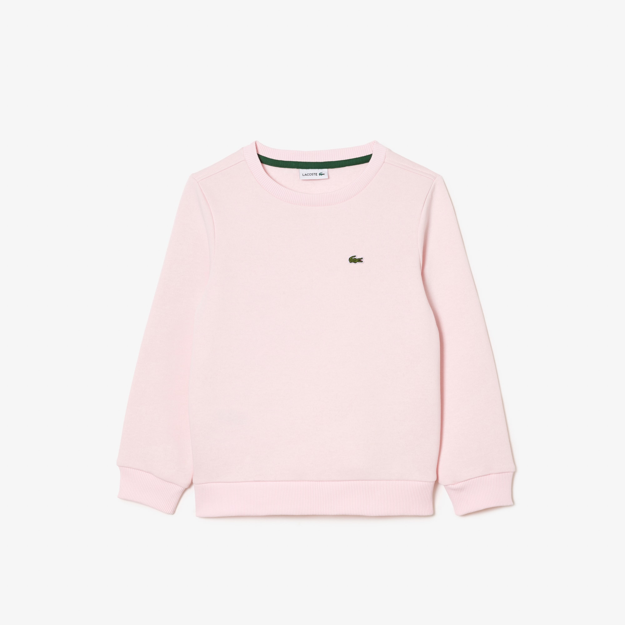 Sweatshirt enfant Lacoste en molleton de coton biologique Pullovers & Sweatshirts - Rose - Lacoste - Enfant