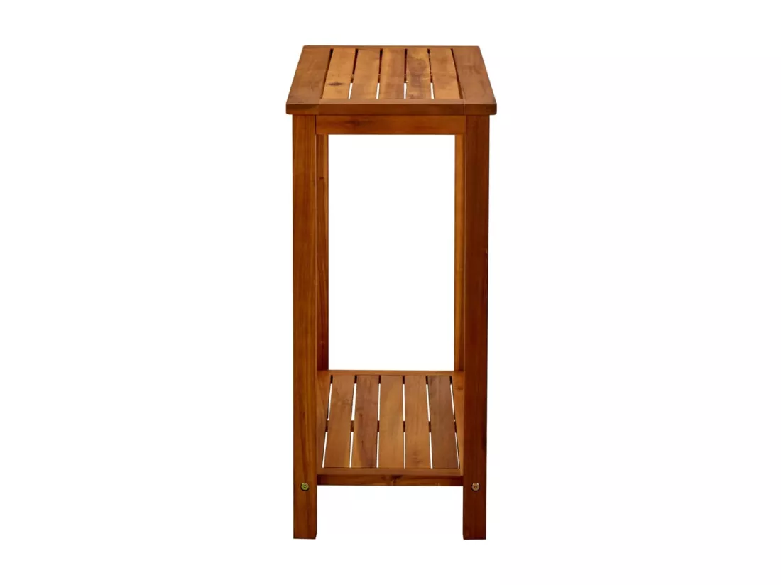 Prolenta Premium - Table console de jardin 80x35x75 cm Bois d'acacia solide