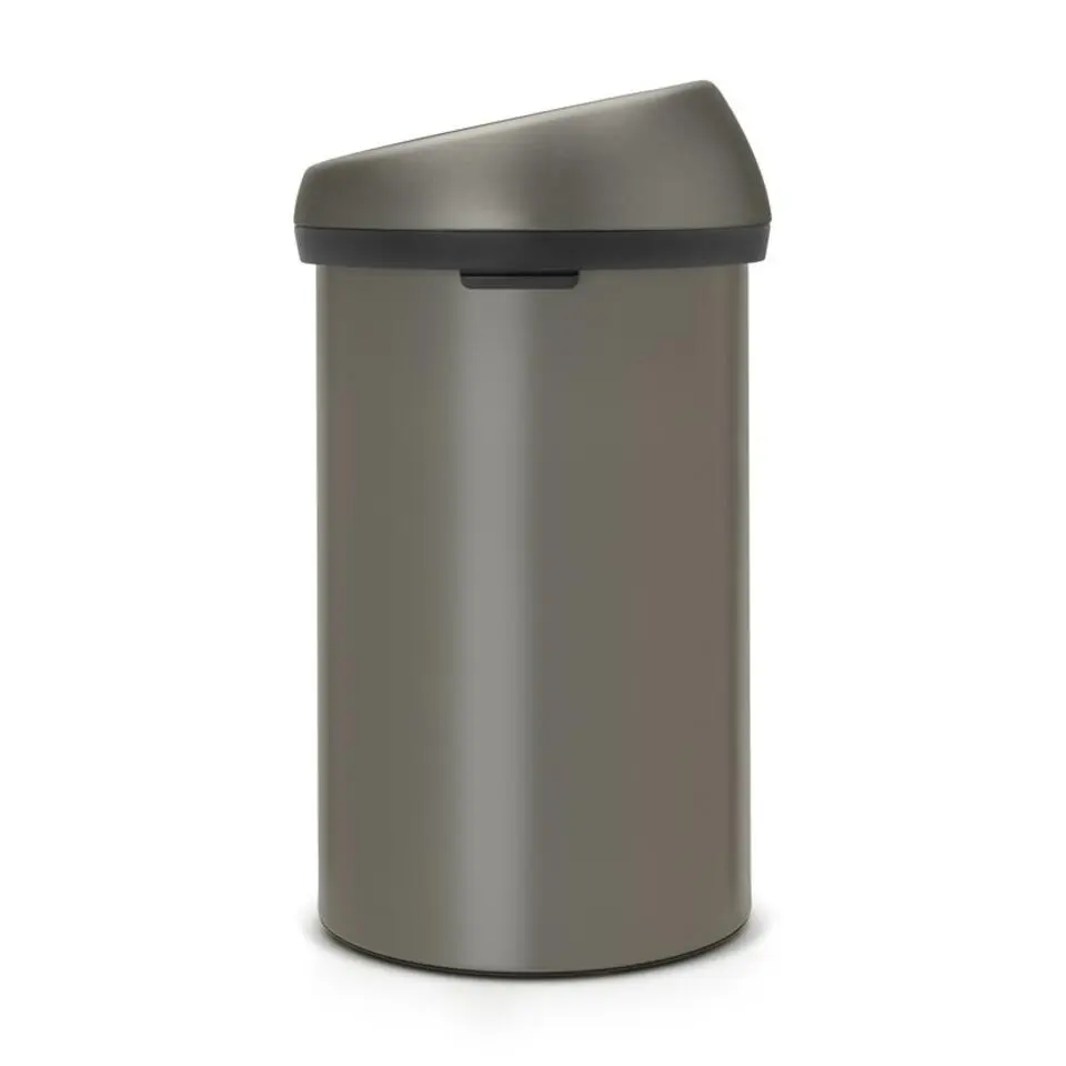 Brabantia Touch Bin Afvalemmer 60 liter Platinum